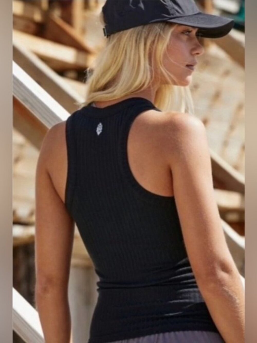 FP Movement Blissed Out Tank in Black XS NWT - Picture 2 of 9